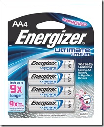 Energizer Ultimate Lithium 9x 4-pack