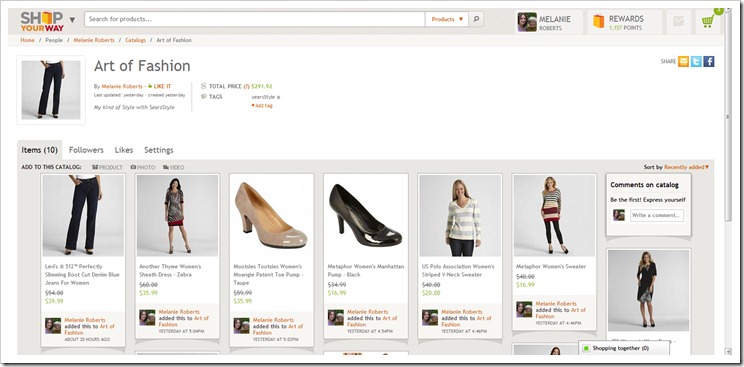 #ArtofFashion Shop your way rewards prorgam 2