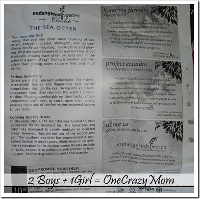 Endangered Species Chocolate 2