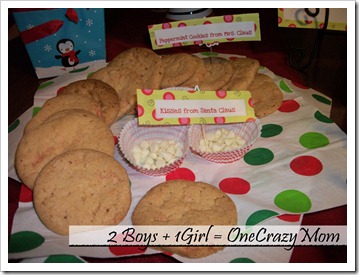 Our Elf Becky arrived with goodies  Yummy North pole Greetings from the Mr and Mrs Claus