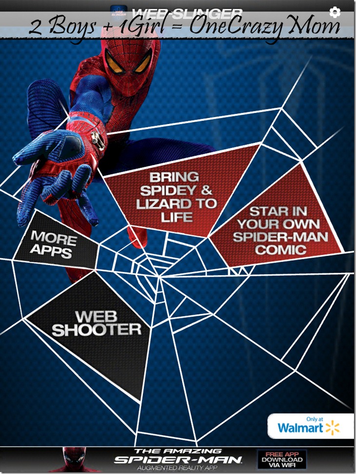 #SpidermanWMT Webslinger APP