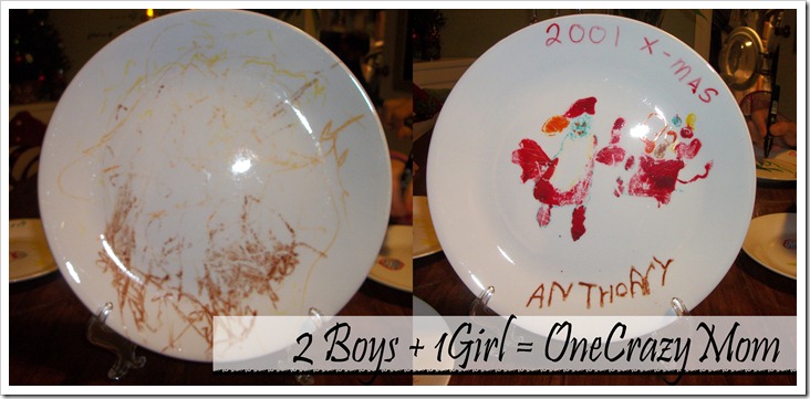 Christmas Tradition decorate a plate from years past