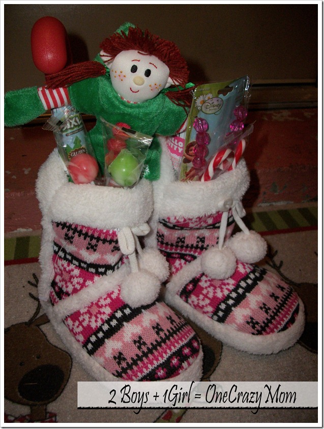 Elf Becky brought St Nikolaus goodies 2