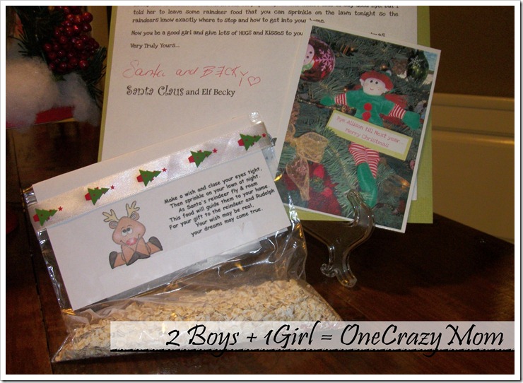 Elf Becky saying Goodbye