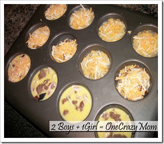 breakfast for a champion #JennieO4kids the easy way with eggs in a muffin tin 2