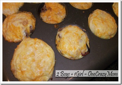 breakfast for a champion #JennieO4kids the easy way with eggs in a muffin tin