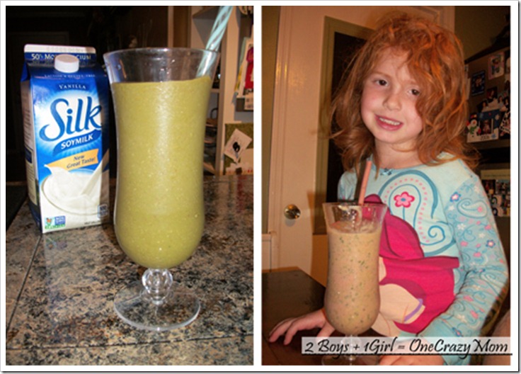We love our simple Morning Smoothie with Silk Soy Milk #rethinkwhatyoudrink