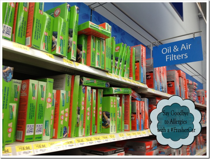 be sure to pick up a new filter at Walmart for a #FresherCar