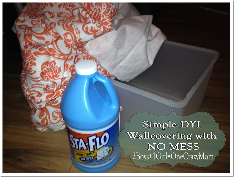 This is what you need to Cover your Walls or any object in fabric #SIMPLE #DYI project without the mess