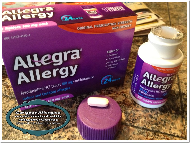 get all your Allergies under control with Allegra and #MyAllerGenius
