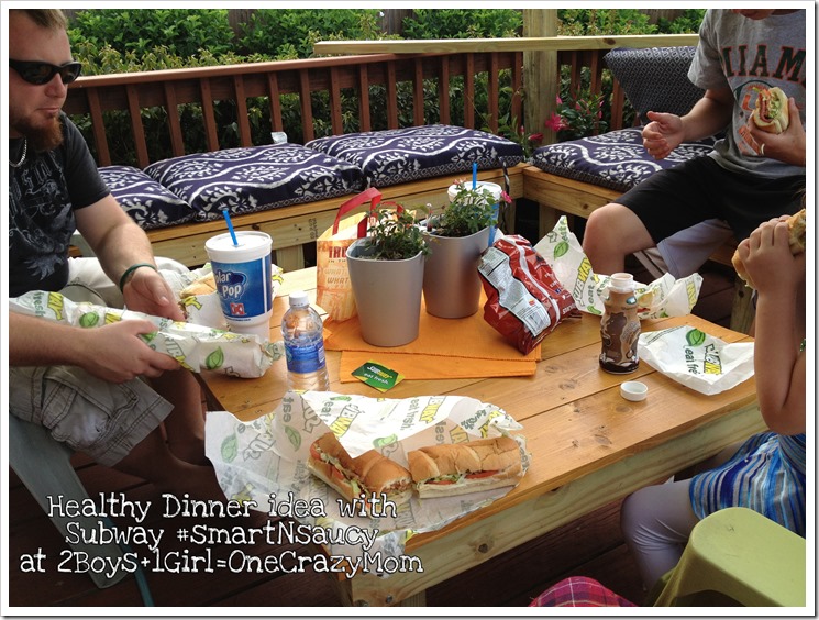 Great dinner idea with Subway #smartNsaucy