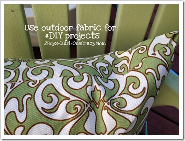 No Sew outdoor fabric projects #Simple #Diy 2