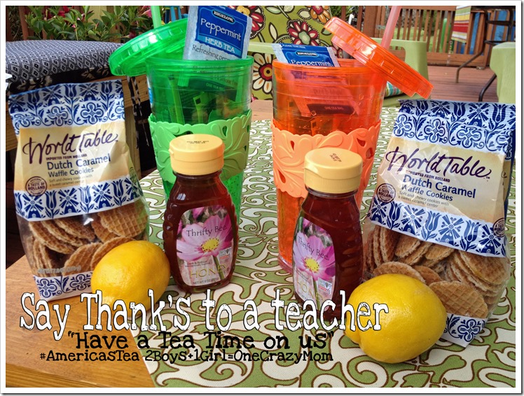 Say Thanks to a teacher with #AemericasTea Teacher Gift