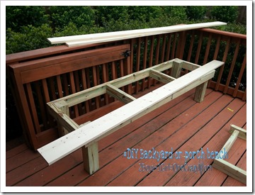 create your very own #DIY backyard bench for extra seating in no time