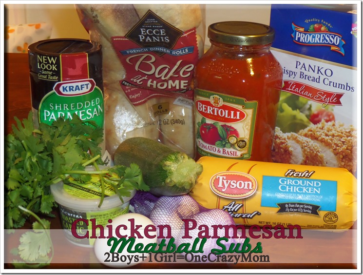 #ad We love to #CreateAMeal in no time dishing up Chicken Parmesan Meatball Subs today #Recipe
