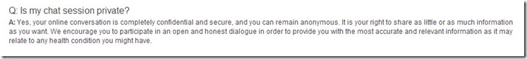 Love the online chat for  #WalgeensAnswers and its totally privat