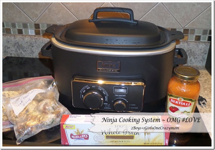 REVIEW - Ninja 3-In-1 Cooking System - With Alfredo Spaghetti And Meatballs  - From Val's Kitchen