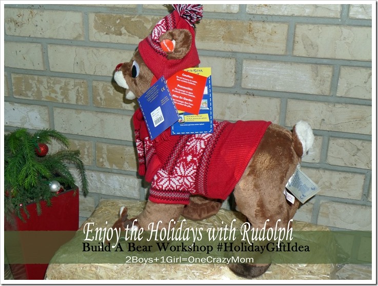 Find Rudolph with his red nose at Build-A-Bear Workshop this Holiday Season