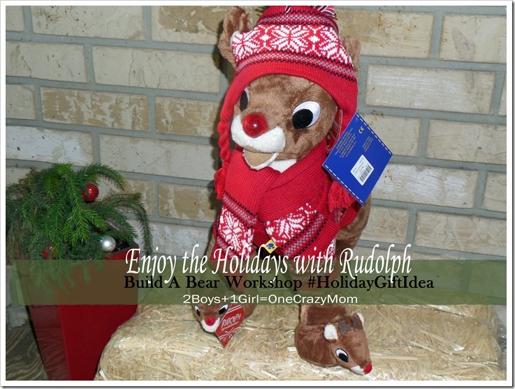 Find Rudolph with his red nose at Build-A-Bear Workshop this Holiday Season