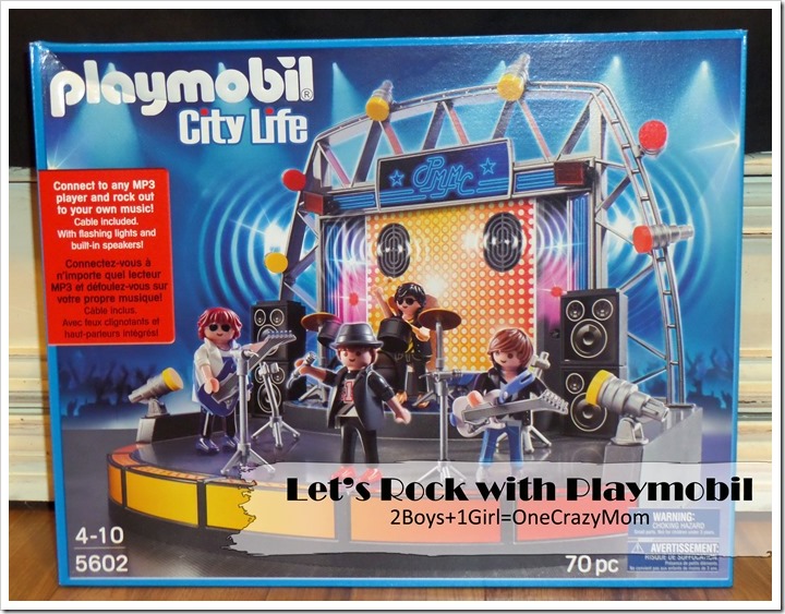Let’s Rock with Playmobil PopStars play set #GiftGuide