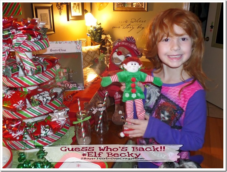 Follow our Elfcapades with #ElfMagic and our Elf Becky ~ She’s Back