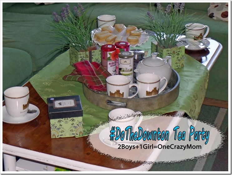 Tea Party fit for a Princess and we did the #DoTheDownton all the way ~ check it out and enter a Downton Abbey Tote bag #Giveaway 