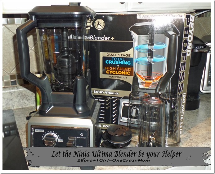 Let the Ninja Ultima Blender be your helper this #Holiday Season and all year long #Review and #Recipe 