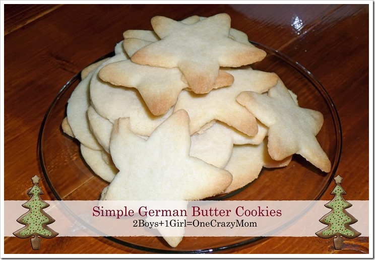 Simple German Butter Cookies #Recipe 
