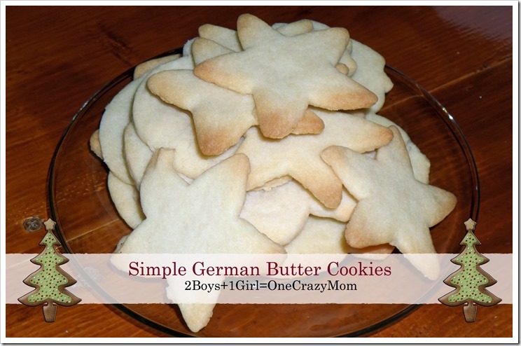 Simple German Butter Cookies #Recipe 