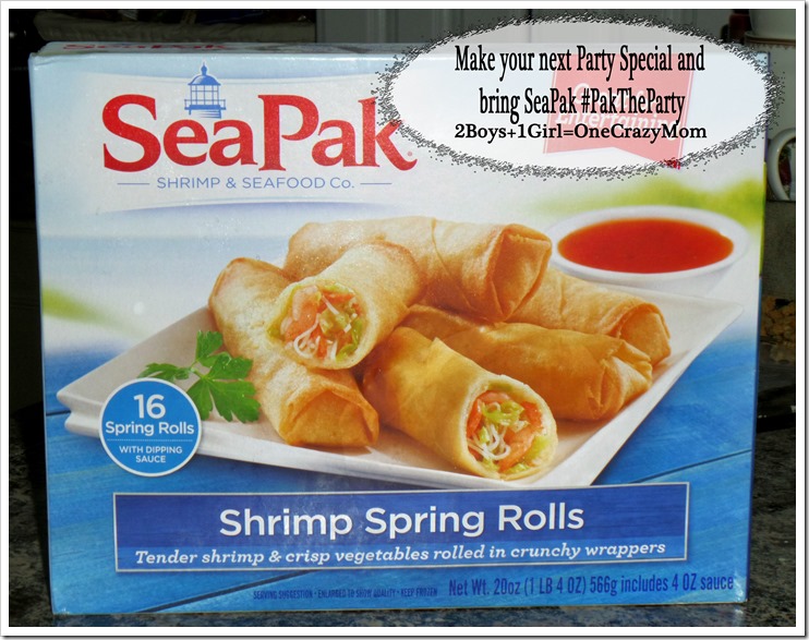 Bring a SeaPak Holiday Appetizer with a fun dip to your next Dinner Party  #PakTheParty #shop