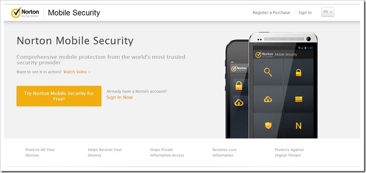 Keep your personal information on your Smartphone save with #SmartSecurity from Norton #shop