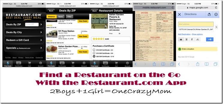 Find a Restaurant on the Go with the Restaurant.com App #ReviewCrew