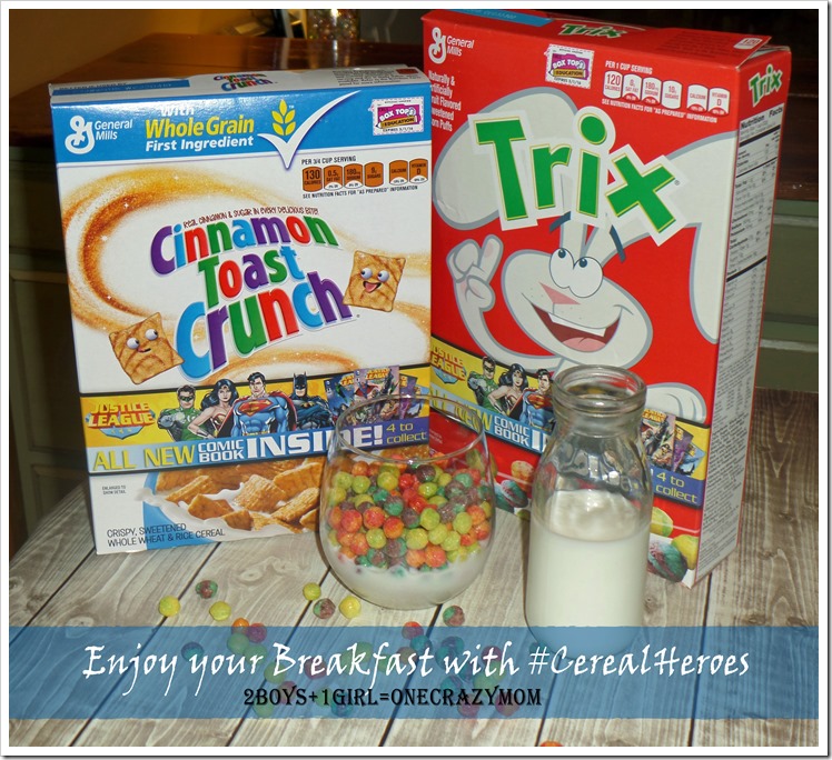 Enjoy your Breakfast with #CerealHeros and Big G Cereal each morning #SuperHeroing