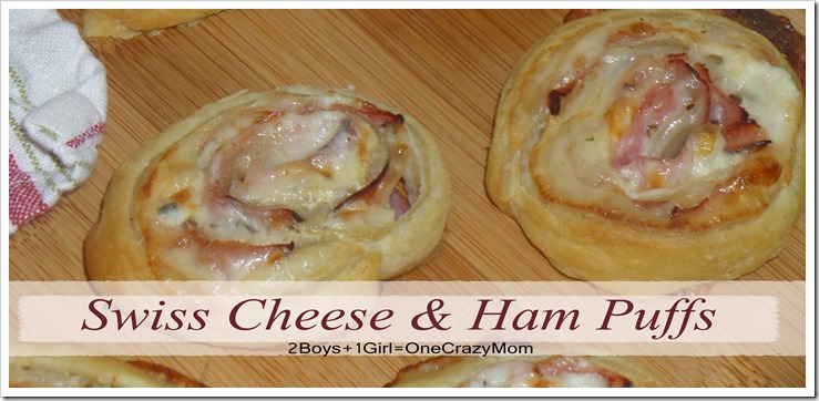 Simple and delicious snack idea with Swiss Cheese & Ham Puffs #Recipe #LifeIngredients