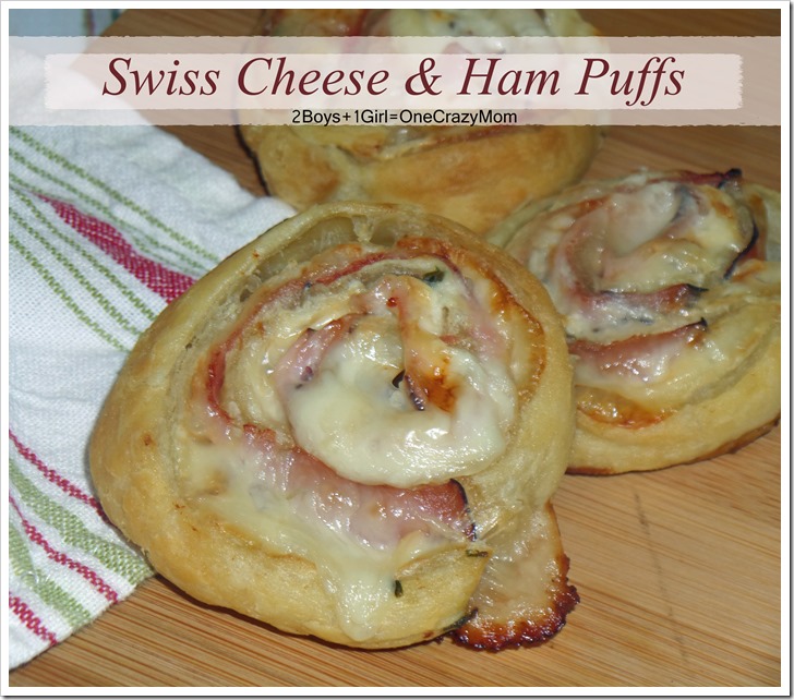 Simple and delicious snack idea with Swiss Cheese & Ham Puffs #Recipe #LifeIngredients