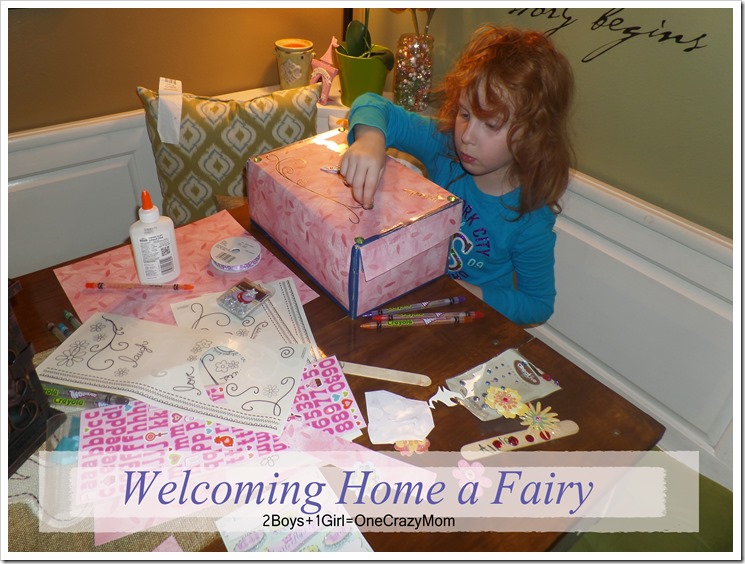 We are welcoming home a Fairy with a #DIY Fairy Box and the Pirate Fairy Movie DVD ~ Come help us #ProtectPixieHollow #shop