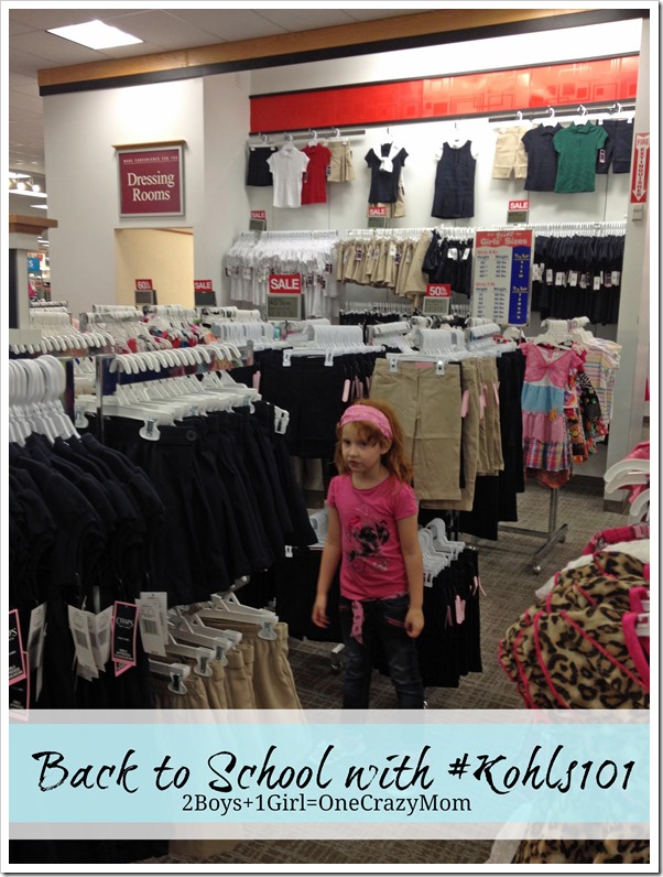 Get ready for back to school with #Kohls101 one stop shop
