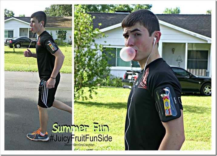 Enjoy your summer fun with chewing gum and show your #JuicyFruitFunSide #shop