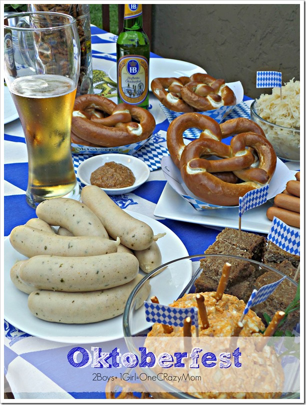 Celebrating Oktoberfest with an Authentic Bavarian Cheese Beer Spread #Recipe and simple party ideas
