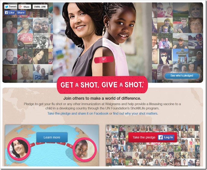 Keep healthy this Flu Season #GetAShot and give a shot with Walgreens  #Shop