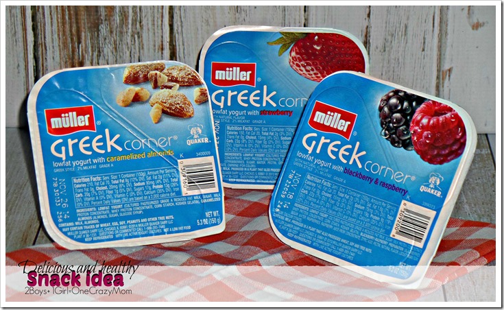 Looking for a delicious and healthy snack ~ Check out Müller Greek Corner Yogurt  #Shop