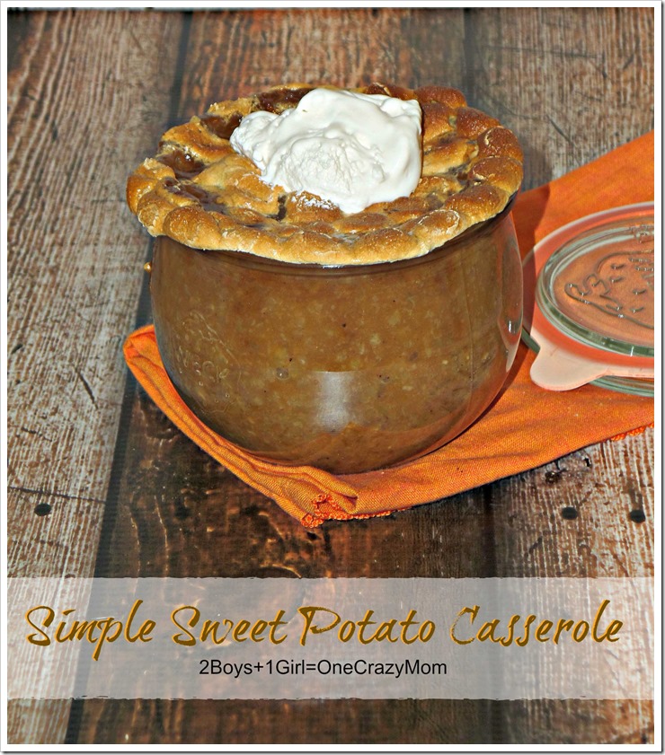 Bring a simple Sweet Potato Casserole as a last minute side dish to your Thanksgiving dinner and it’s a budget friendly #Recipe too 