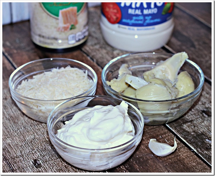 This is what you need for the Hot Artichoke Dip