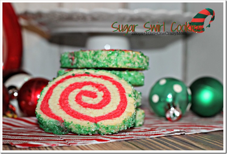 Sugar Swirl Cookie #Recipe Christmas Cookies so simple