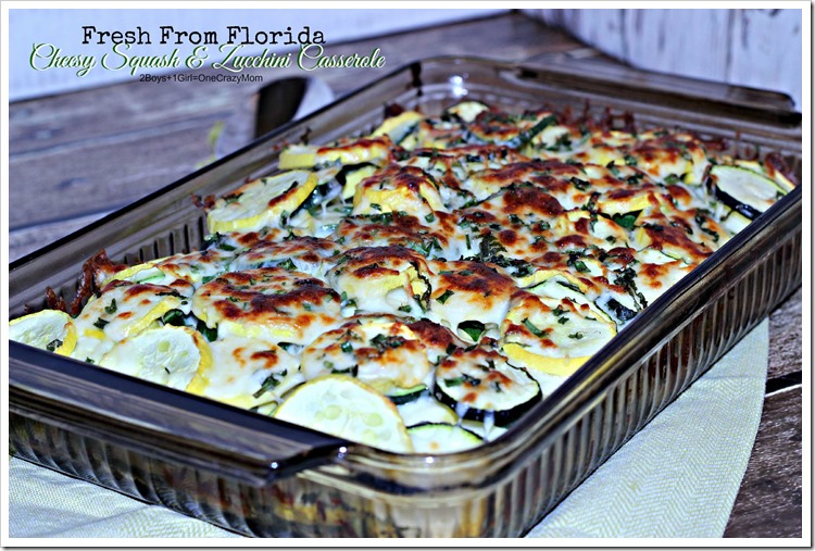 You will love the Fresh from Florida Cheesy Squash and Zucchini Casserole #Recipe #ad