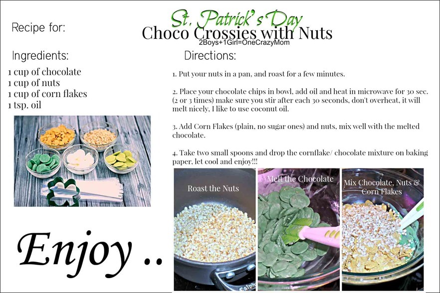 Choco Crossies #Recipe Card