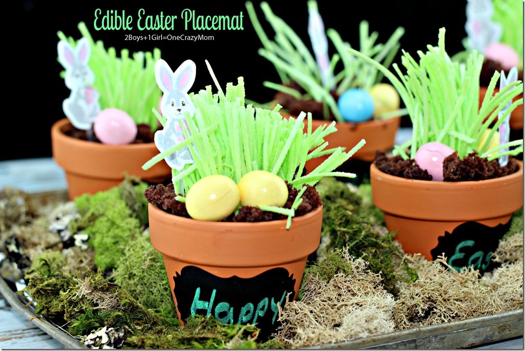 Edible Easter Table Placemat deocr #CreativeHop #Recipe idea   copy