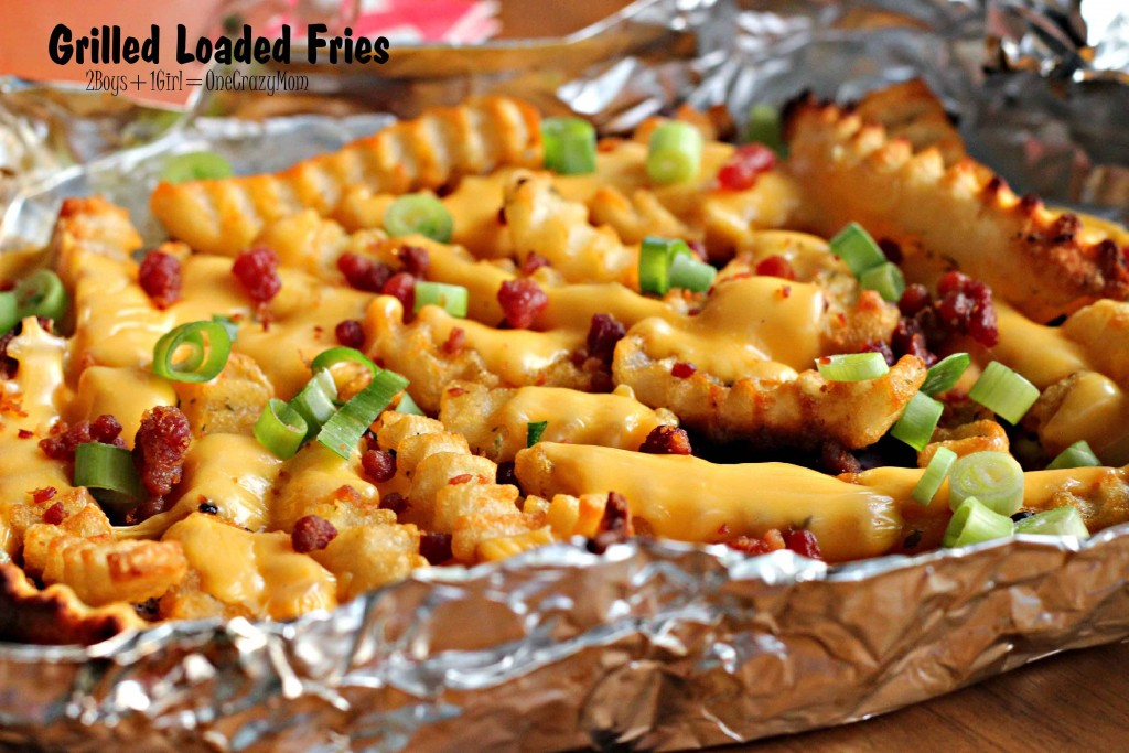 Super crunchy and super easy Grilled Loaded Fries #Recipe #CreativeHop