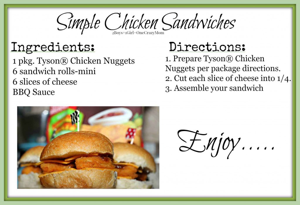 Simple Chicken Sandwich #Recipe