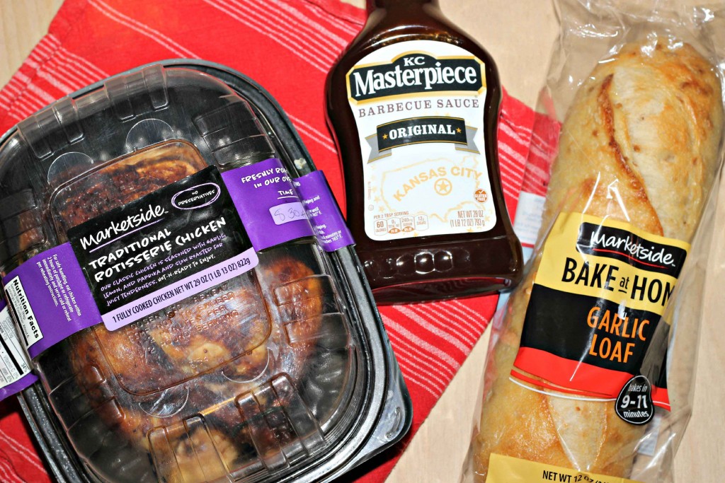 This is what you need for the BBQ chicken Sandwich on Garlic Bread  #EffortlessMeals  #Recipe